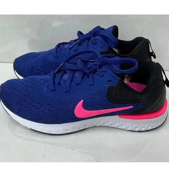 Nike Womens Odyssey React Deep Running Trainers Shoes Blue Sz 38 - Picture 9 of 9